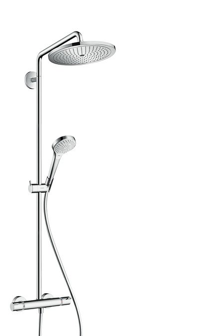 Sistem de dus Hansgrohe Croma Select 280 Air, 1 jet, termostatic, crom - 26790000