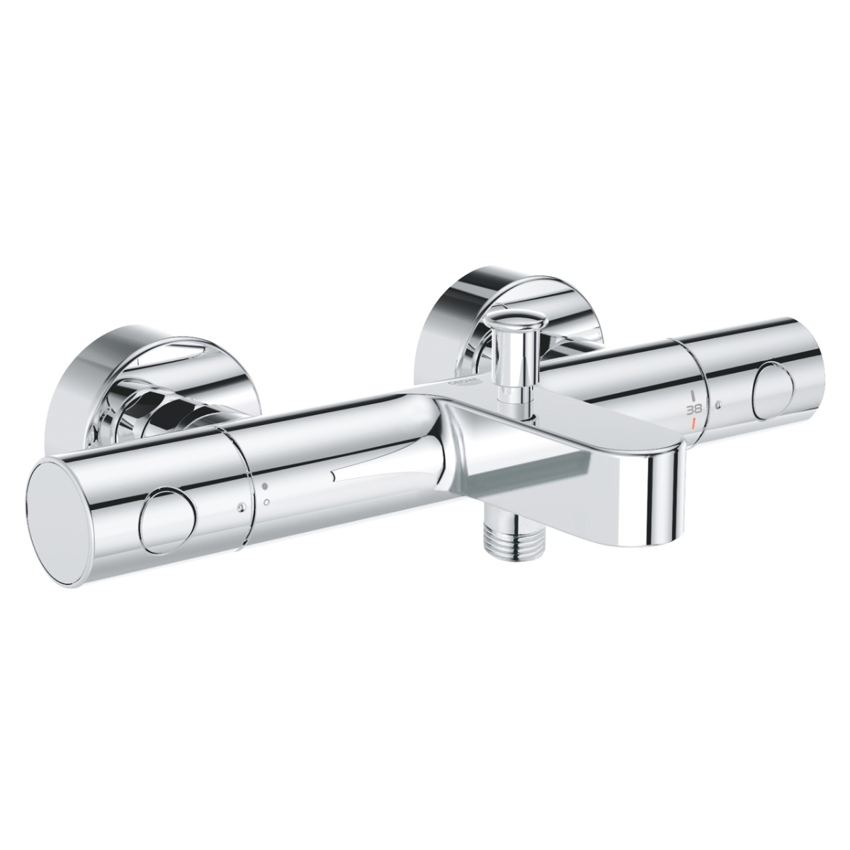 Baterie cada/dus Grohe Grohtherm 800 Cosmo ,termostat,crom,montare perete-34766000