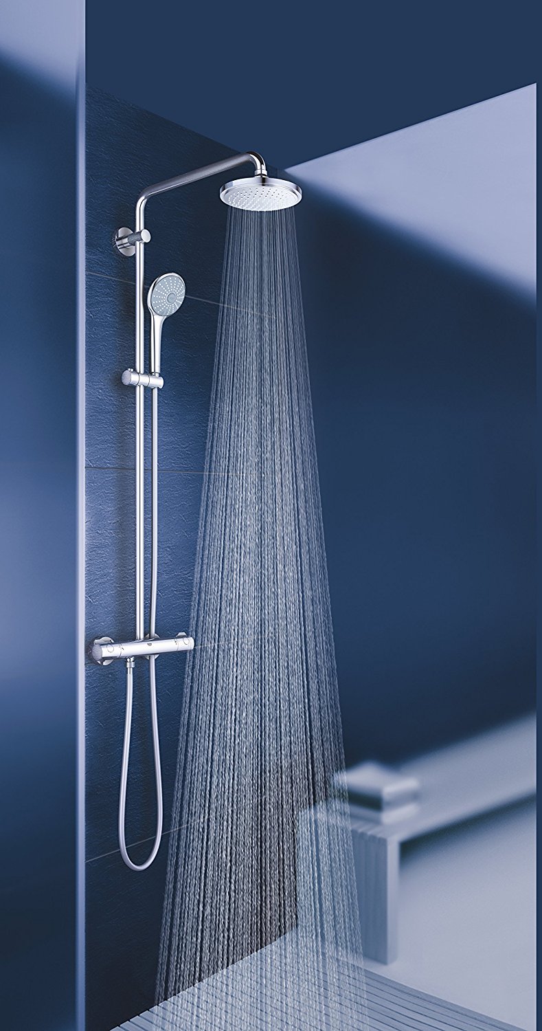 Sistem dus Grohe Euphoria 180, brat de dus 450 mm, crom - 26418000