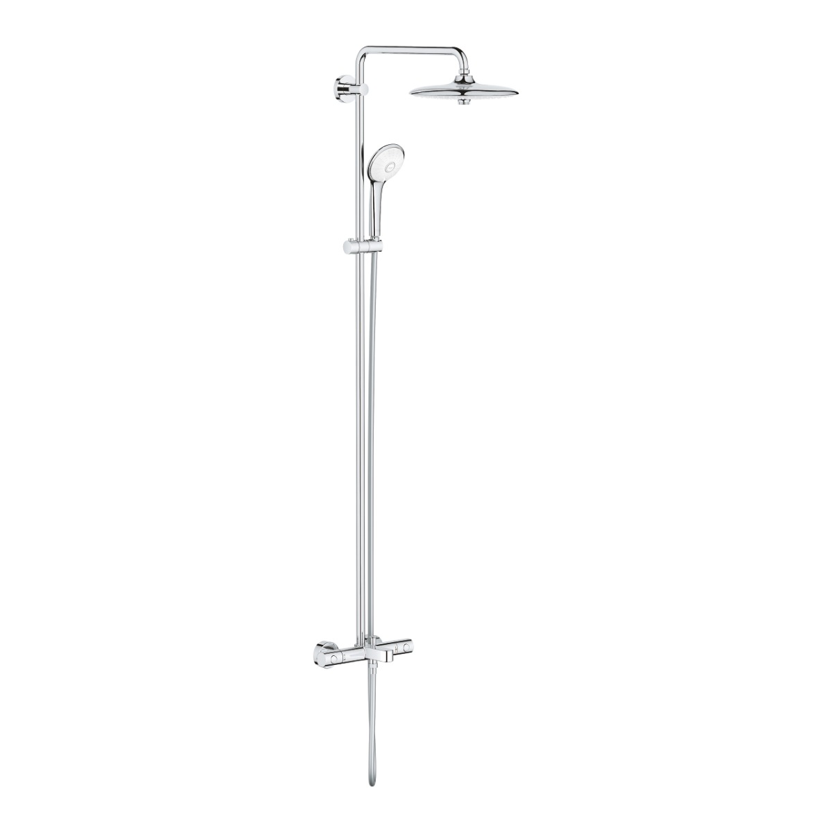 Sistem de dus Grohe Euphoria 260, termostat pentru cada, 3 jeturi, crom - 27475002