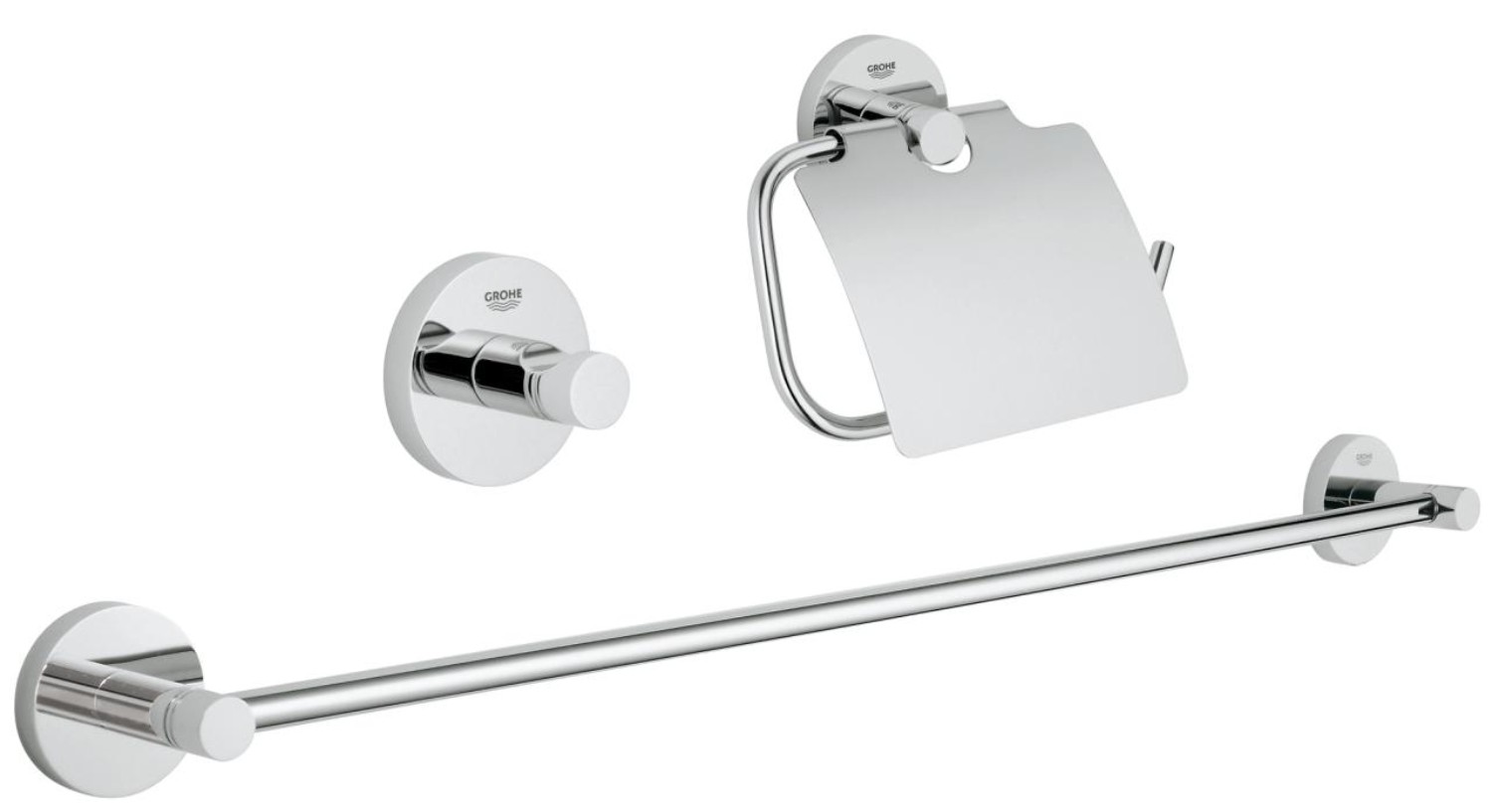 Set accesorii baie 3 in 1 Grohe Essentials-40775001