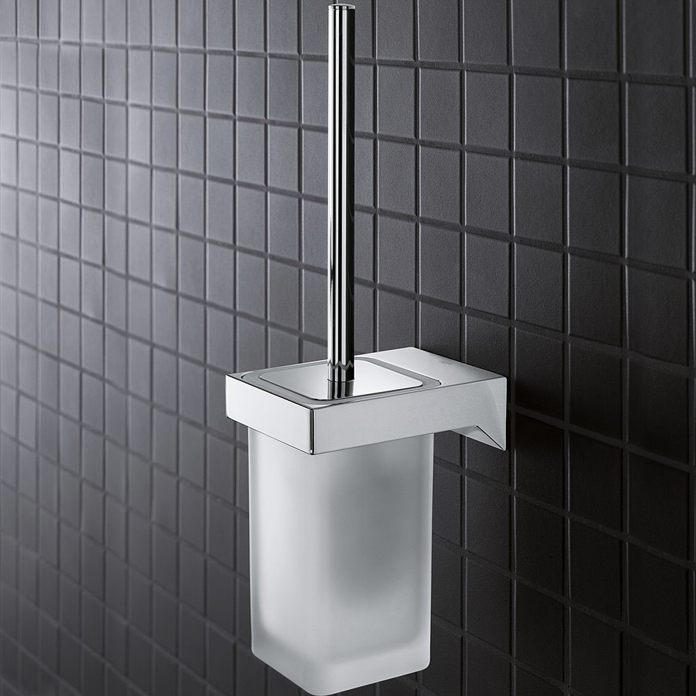 Set perie WC Grohe Selection Cube, montare pe perete-40857000