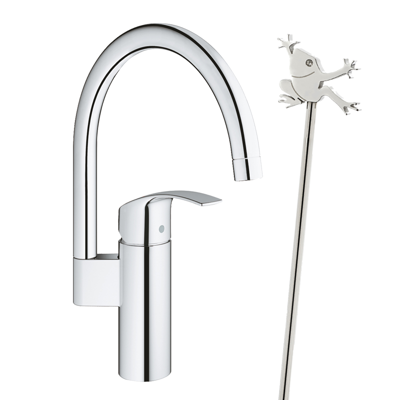 Baterie bucatarie , Grohe Eurosmart pipa inalta+bagheta magnetizat apa Energetix(33202002,ENX 400 BAGHETA)