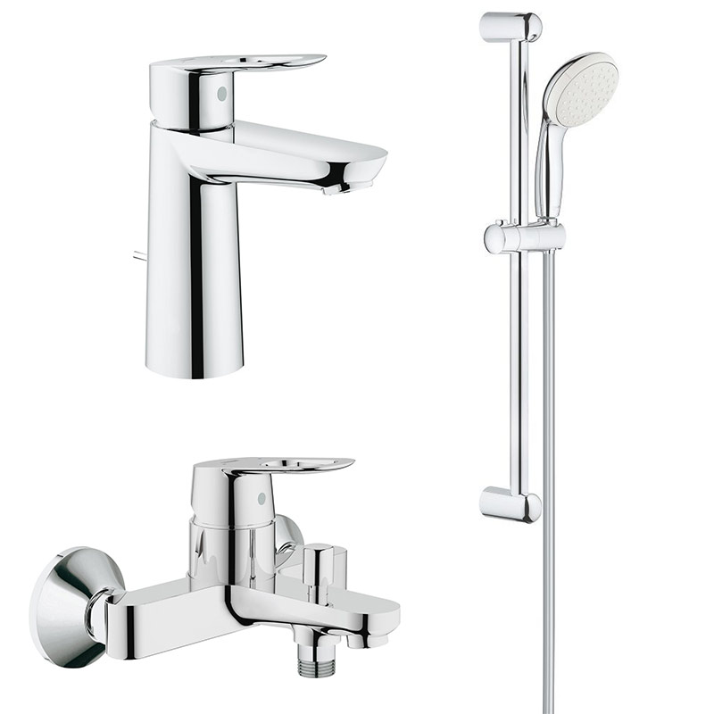 Pachet baie 3 in 1 marimea M Grohe Bauloop (23762000,23341000,27853001)